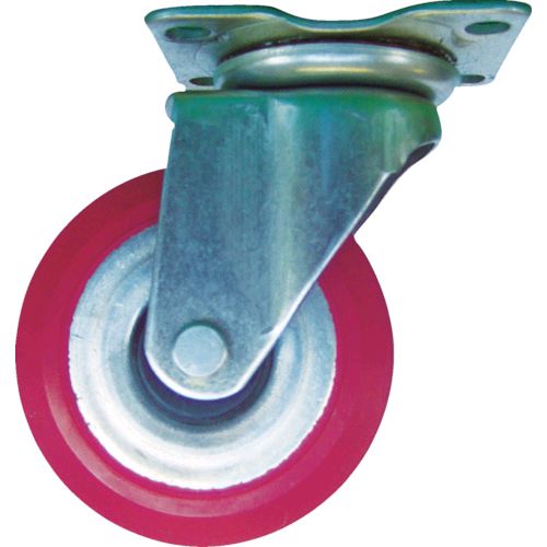 石川製作所メーカーお問い合わせ：0267-67-2523【特長】●車輪がゴム製なので静かです。【仕様】●タイプ：自在●取付高H(mm)：110●車輪幅(mm)：18●許容荷重(kgf)：50●取付ピッチX×Y(mm)：63×63●車輪径D(mm)：85●取付座A×B(mm)：81×62●取付穴径P(mm)：9.2●車輪材質：ゴム【原産国】日本