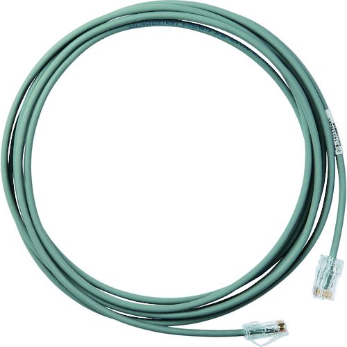 パンドウイットコーポレーションメーカーお問い合わせ：03-6863-6060【特長】●細径(28AWG)なので省スペース設計を実現しました。●通常径のパッチコードの1/2以下のサイズです。●曲げ半径が小さく柔軟なので、移設・増設が容易に行えます。●100％工場検査合格品です。【用途】●カテゴリ5Eでの機器と機器、アウトレットなどの接続【仕様】●種類：UTP●色：グレー●全長(m)：2●カテゴリ：カテゴリ5E●ケーブル径(mm)：3.8●プラグタイプ：RJ45●使用温度範囲(℃)：-10〜60●導体：28AWG導体より心線【仕様2】●両端RJ45モジュラープラグ付細径LANケーブル●対数：AWG28　4対●対構造：導体 撚り心線●T568A結線●両端RJ45モジュラープラグ付LANケーブル●ケーブル径：3.8mm●ケーブル曲げ半径：15mm【材質／仕上】●ポリカーボネート●リン青銅●ポリカーボネート●りん青銅●PVC【原産国】中国