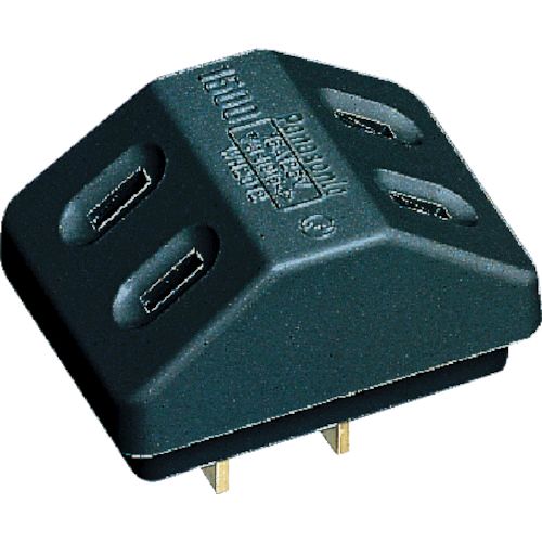 Rakuten - 【即納在庫品】「直送」パナソニック電工 Panasonic WH2012BP 三角タップ 2コ口 ブラック 三角タップ ブラック 2コ口 パナソニックライフソリューションズ社