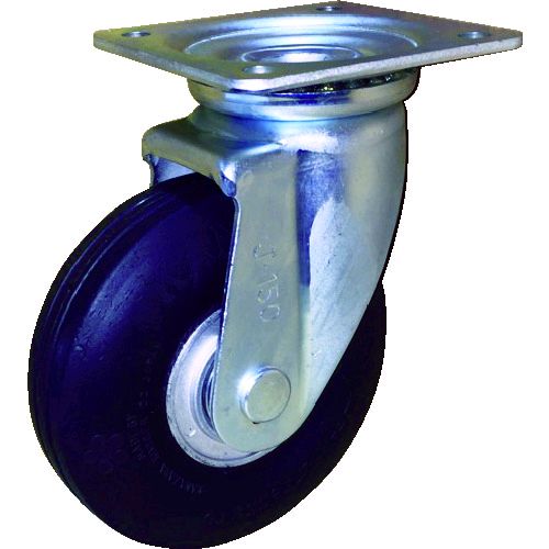 【即納在庫品】「直送」カナツー ZP-O 8X2.00MS-BK ゼロプレッシャータイヤ　自在金具付　荷重93．1 ZPO8X2.00MSBK