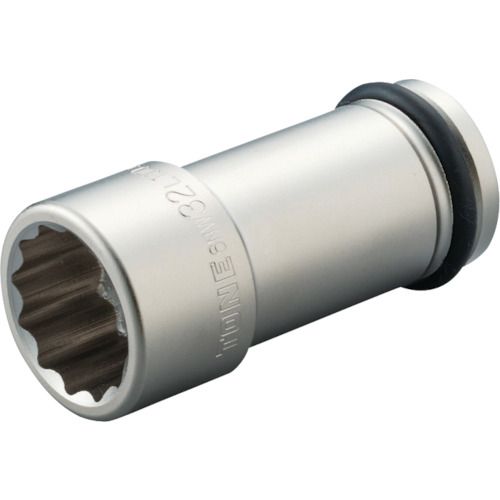 【即納在庫品】「直送」前田金属工業 6NW28L100 インパクト用ロングソケット 12角 ...