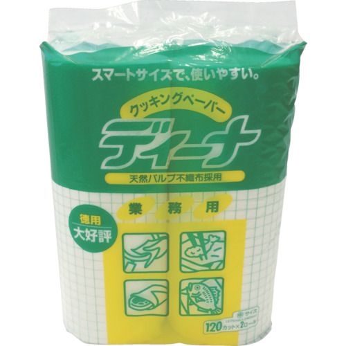 【即納在庫品】「直送」ユニチャーム 45012 ディーナ Gディーナクッキングペーパーロール徳用中 2本入