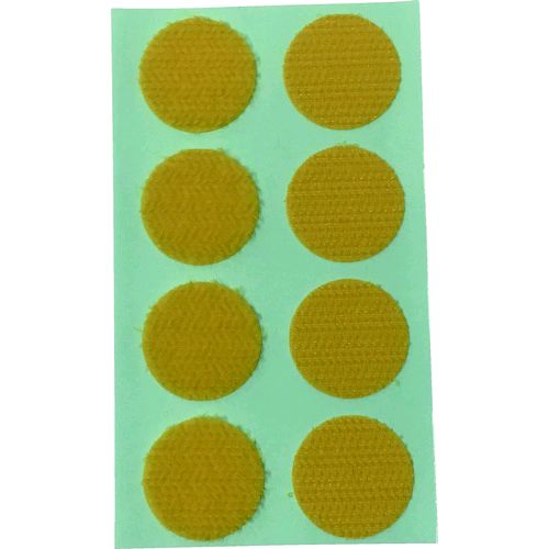 (LINEクーポン有)【即納在庫品】「直送」4903599050295 マジックテープ ワンタッチ 22φ 8コ入り イエロー
