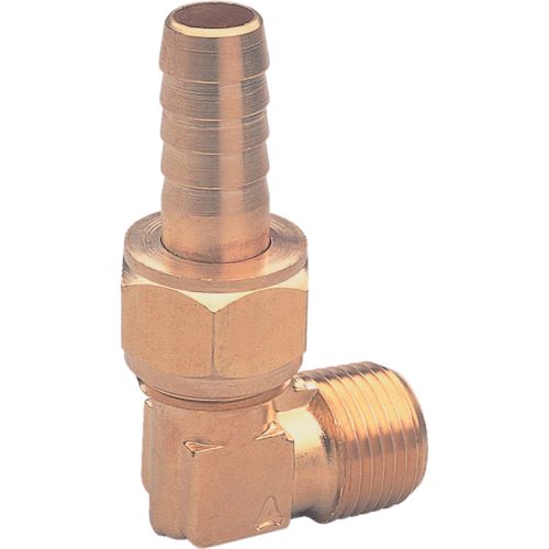 (LINEクーポン有)【即納在庫品】「直送」アソー HL1310 L型ホースジョイント PT3／8×Φ10．5 エア配管継手 TR