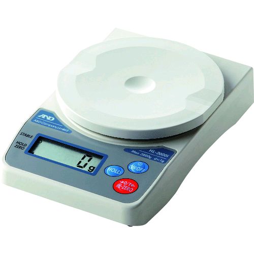 【即納在庫品】「直送」HL2000I デジタルはかり1g／2000g 6812812