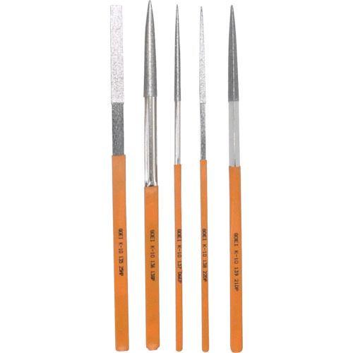 【即納在庫品】「直送」呉英 K-10-SET DIAヤスリ K−10 5種類セット 133 K10SET