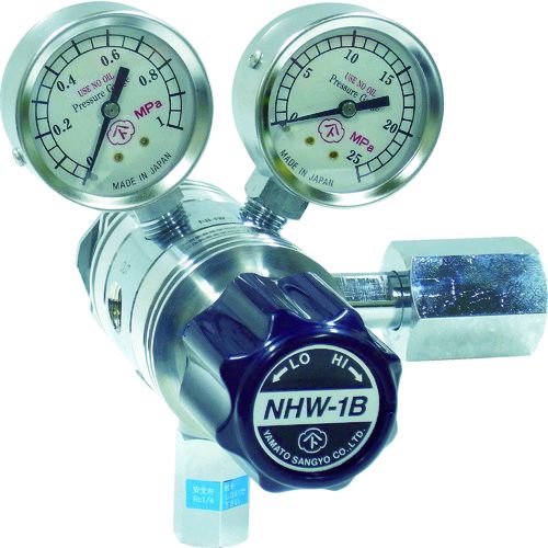 【即納在庫品】「直送」分析機用フィン付二段圧力調整器 NHW1BTRCCO2 ガス調整器 ...