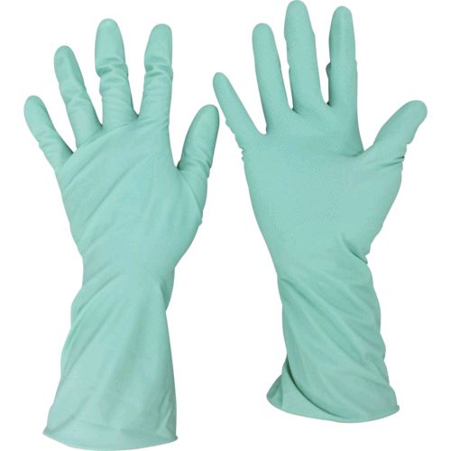 橡膠手套 - 【即納在庫品】「直送」オカモト OK1GL ふんわりやわらか天然ゴム手袋　グリーン　L