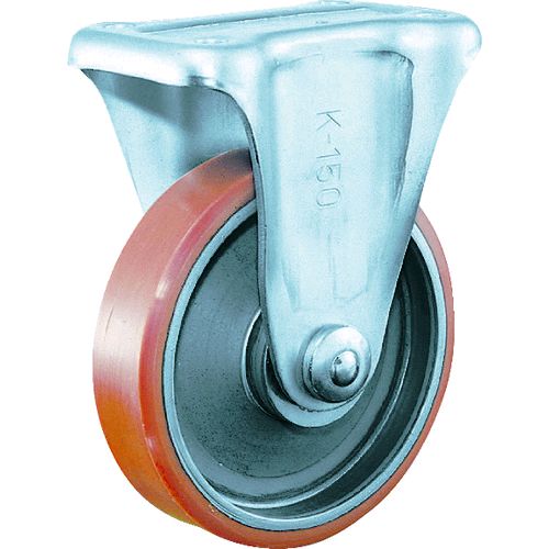 【即納在庫品】「直送」イノアック P75WK 中荷重用キャスター ログラン 固定金具付 Φ75