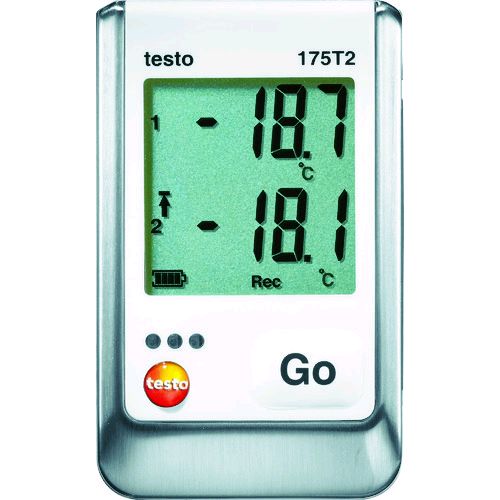 (LINEクーポン有)【即納在庫品】「直送」テストー testo TESTO 175-T2. 温度データロガ内蔵1チャンネル＋外付1チャンネル TESTO175T2.