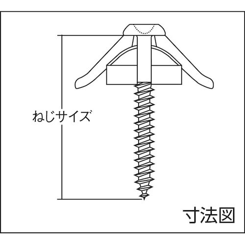 【即納在庫品】「直送」ダイドーハント 00045950 ポリカ連結波板ビス 12連X8本 96本入 4．2X35mm クリアー 45950 tr-1142598 daidohant