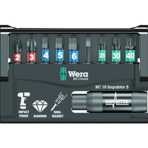 樂天商城 - 【即納在庫品】「直送」Wera 057689 インパクター ビットチェック 日本仕様 57689 Wera社 tr-1159983 ヴェラ 1S 日本仕様1159983 Weraインパクター