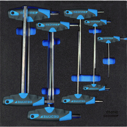 【即納在庫品】「直送」GEDORE 2309009 T型六角棒レンチセット 1500CT2‐DT2142 ゲドレー社 1500CT2-DT2142 325 855-8936 TRGEDORE ハンドツール mm 60