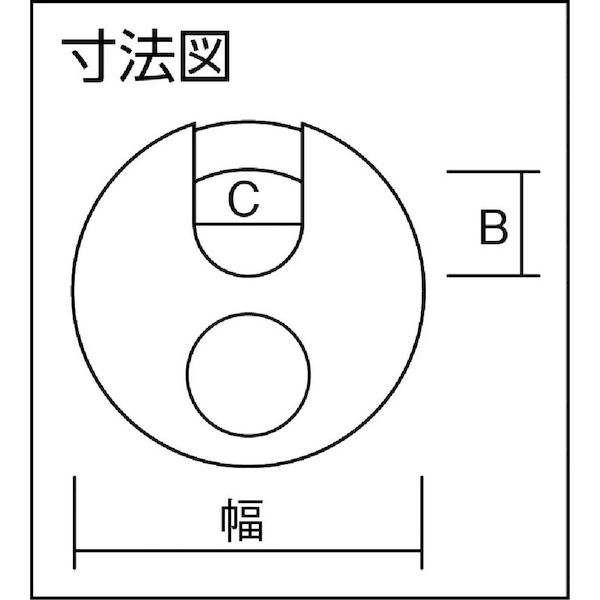【即納在庫品】「直送」ABUS 24IB50 ディスカス　24IB−50　ステンレス吊
