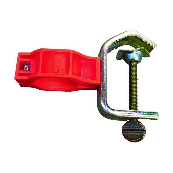 【即納在庫品】「直送」仙台銘板 3071010 F型ホルダー オレンジ 工事灯用金具