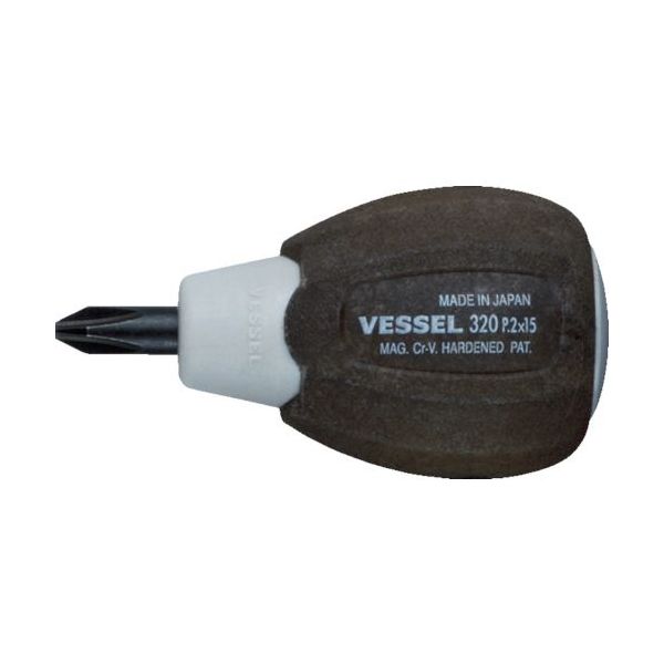 Stubby Driver - 【即納在庫品】「直送」ベッセル VESSEL 320 +2X15 木柄ドライバー ウッディドライバー スタビータイプ 320 ＋ 2×15 320+2X15 320-2-15 320215 木柄ドライバー ウッディドライバー スタビータイプ 320 ＋ 2×15スタビー tr-7952333 スタビードライバー 作業工具