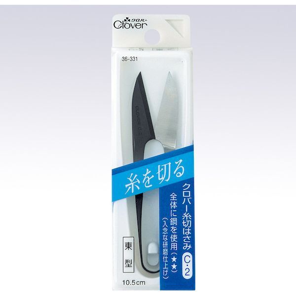 【即納在庫品】「直送」クロバー 36-331 糸切はさみ　C−2　東型 36331