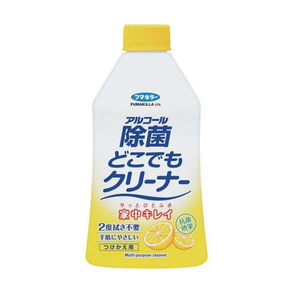 【即納在庫品】「直送」フマキラー 433883 アルコール除菌どこでもクリーナー用詰め替え 300mL