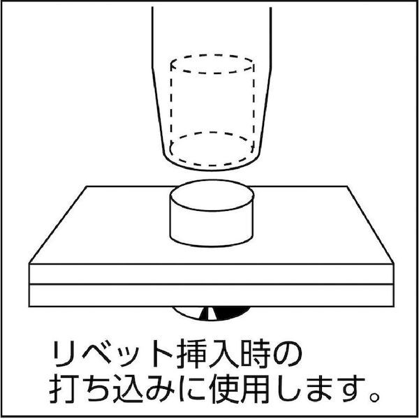 【即納在庫品】「直送」RENNSTEIG 4451000 リベットセッター5本セット