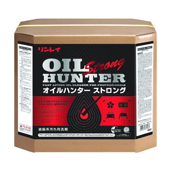 【即納在庫品】「直送」リンレイ 711522 油脂汚れ用強力洗剤 オイルハンターストロング18L RECOBO