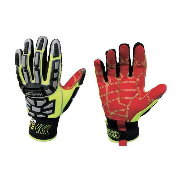 【特長】●SuperFabric［［R上］］素材を手のひらインナーに採用し、ISEAレベル5の耐切創性を持たせています。●手の甲側は、優れた衝撃保護機能を持たせています。【用途】●金属、ガラス、木材、廃棄物の取り扱いなど。【仕様】●色：ブラック/イエロー●サイズ：S●全長(cm)：19.3●手のひら周り(cm)：22.8●中指長さ(cm)：8.5●耐切創レベル：5●EN388 2003規格：4543●EN388 2016規格：4X43FP【仕様2】●ANSI/ISEA CUT A8●袖口：マジックタイプ【材質／仕上】●SuperFabric［［R上］］●スパンデックス●人工皮革●TP-X［［R上］］【注意】●移動刃や鋸刃など瞬間的に強力な力がかかる刃物に対して耐性はありません。●HexArmorは、耐切創性、耐突刺性、耐針性に特化した製品ではありますが、完全に安全性を保証するものではありません。【原産国】ベトナム