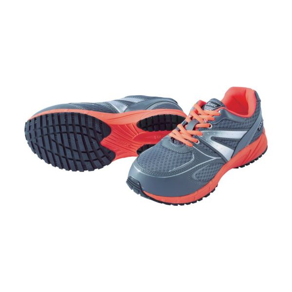 【即納在庫品】「直送」ジーベック 8513020225 蛍光めちゃ軽セフティシューズ 85130 グレー 22．5CM 85130-20-225 XEBEC 3355