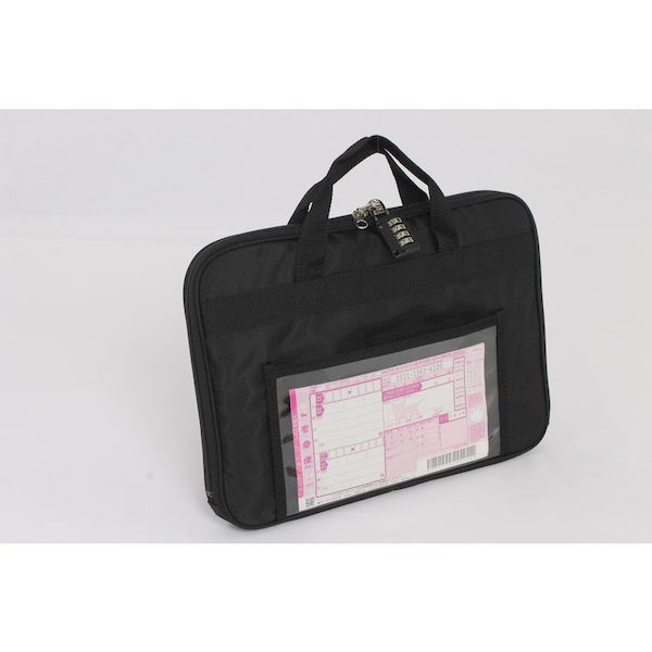 【即納在庫品】「直送」SANEI A4VP3T-WS ダッフル重要書類搬送バッグ 3CM ダブルファスナー A4VP3TWS