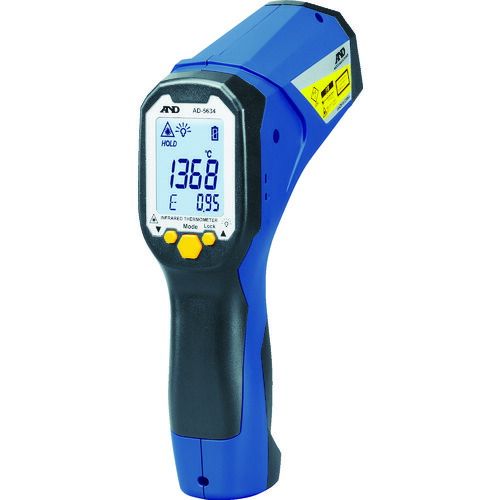 (LINEクーポン有)【即納在庫品】「直送」A＆D AD5634 レーザーマーカー付き赤外線放射温度計 AD-5634 PSCマーク取得 エーアンドディ エーアンドデイ