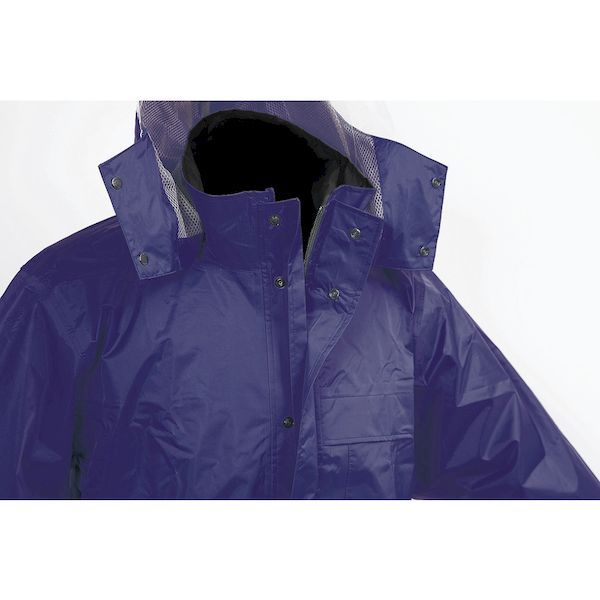 【即納在庫品】「直送」前垣 AP300 NV 5L AP300PVCレインスーツ　ネイビー　5Lサイ...
