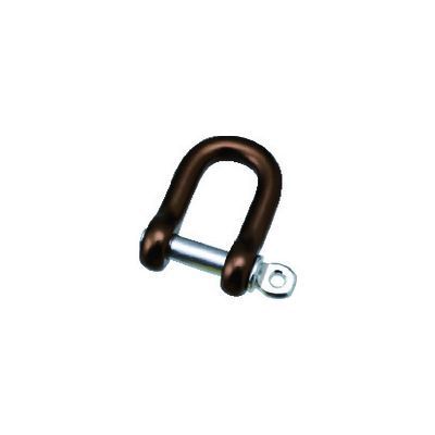 【即納在庫品】「直送」水本 B-2524 アルミシャックル ブラウン 呼び6mm 長さ24mmB2524 水本機械製作所 MIZUMOTO 呼び6mm8337806 833-7806