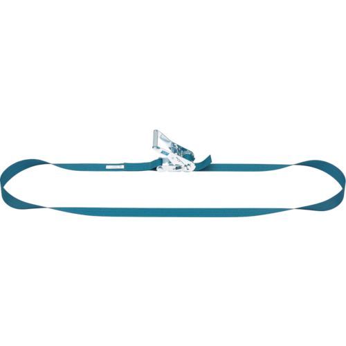 【即納在庫品】「直送」キトー BLR020R050 ベルトラッシング ラチェットバックル式 35mm幅 破断荷重20kN 最大使用力5kN ラウンドタイプ 5m 485-3768 BLR020R-050 2000kgf 35mm幅