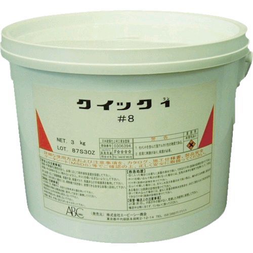 樂天商城 - (LINEクーポン有)エービーシー商会 BQUICK1 クイック1 3KG缶 ＃1 赤茶