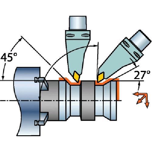 乐天商城 - 【即納在庫品】「直送」サンドビック C6-DDMNL-00130-1504 コロマントキャプト　コロターンRC用カッティングヘッドC6DDMNL001301504