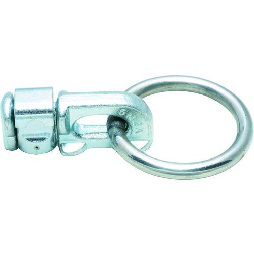 【即納在庫品】「直送」allsafe DSR エアラインレール用端末金具ダブルスタッドフィッティング　リング付