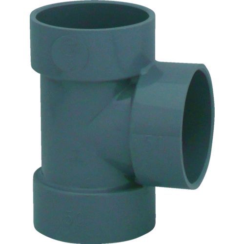 (LINEクーポン有)【即納在庫品】「直送」トーエー DVDT75 DV継手　チーズ　75