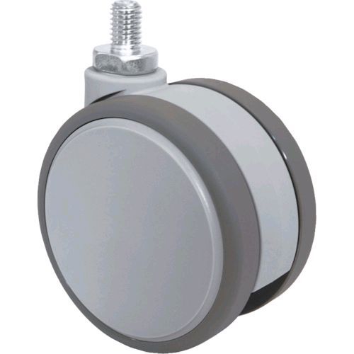 東海 F075N12 ねじ込み双輪キャスター　75径　自在　M12x1．75