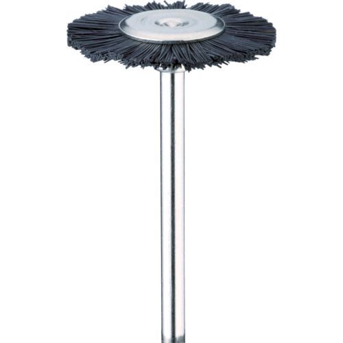 (LINEクーポン有)【即納在庫品】「直送」ミニター 株 FC1004 毛ブラシ ホイール 豚毛 ハード φ19 10本..