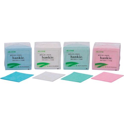 【即納在庫品】「直送」4969641702185 業務用ふきん ハンキー 35x30cm ブルー 100枚入 業務用ふきん 35x30cm FT133 デイリーユース MEDICAL