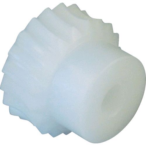 【即納在庫品】「直送」協育歯車工業 株 G1D60MR1 ウォームホイール G1D60−R1 モジュール1．0 ポリアセタール 白 ブッシュなし(4.0)