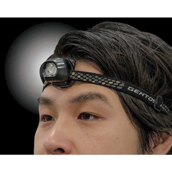 iDECA 楽天市場店の【即納在庫品】「直送」GENTOS HC-24BK LEDコンパクトヘッドライト HC24BK｜アングル2