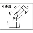 【あす楽対応】「直送」エスロン HI4L13 HI－TS継手45°エルボ　13