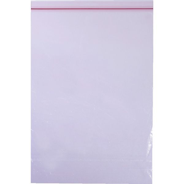 【即納在庫品】「直送」AYN0729 チャック付ポリ袋 ユニパック J−4 半透明赤 縦340×...