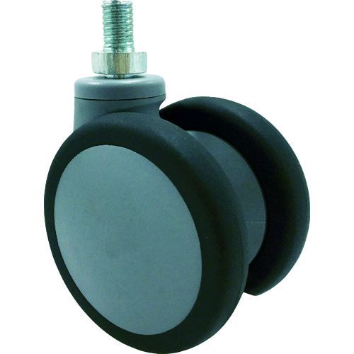 【即納在庫品】「直送」SAMSONG KELLY-T-75 デザイン双輪キャスター Kelly ネジ　自在　75mmKELLYT75