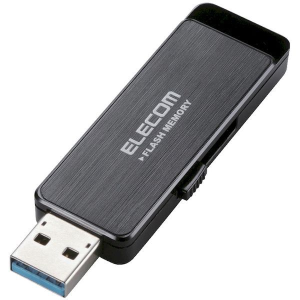 【即納在庫品】「直送」MF-ENU3A16GBK USB3．0フラッシュ 16GB AESセキュリティ機能付 ブラック