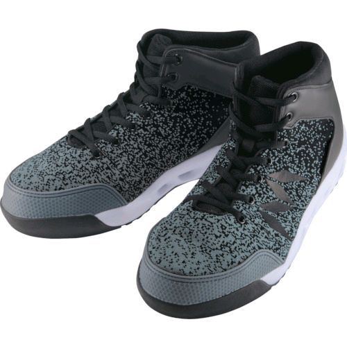 【即納在庫品】「直送」丸五 MNDMNIT002-G/BK-270 マンダムニット＃002 グレー／ブラック 27．0cmMNDMNIT002GBK270 安全靴 履物