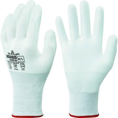 (LINEクーポン有)【即納在庫品】「直送」ショーワ NO546W-L 耐切創手袋 NO546W デュラコイル546W ホワ..