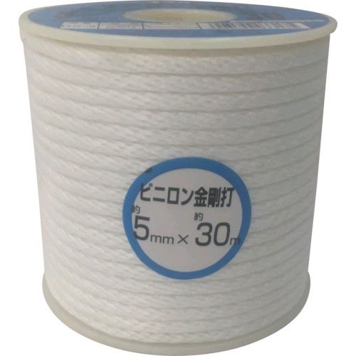 【即納在庫品】「直送」ユタカメイク RX-3 ロープ ビニロン金剛打ロープボビン 5φ×30mRX3 クレモナ金剛..