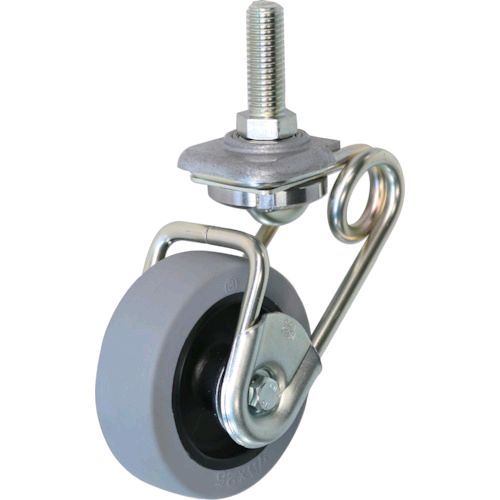 【即納在庫品】「直送」シシク SAJTS6SJ75U 緩衝キャスター5 自在 ネジ込み 75径 ウレタン車