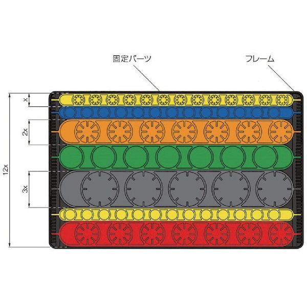 【即納在庫品】「直送」rose SB407-34 固定インサートパーツ 黒 有効径34mm システ...