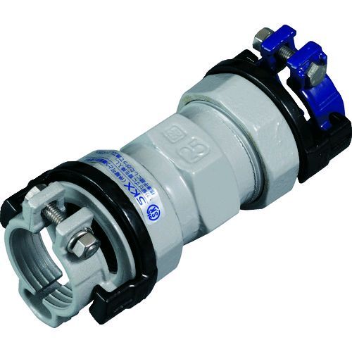 (LINEクーポン有)【即納在庫品】「直送」【個数：1個】SKカワニシ SKXSP50XV50 ポリエチレン管×塩ビ管..